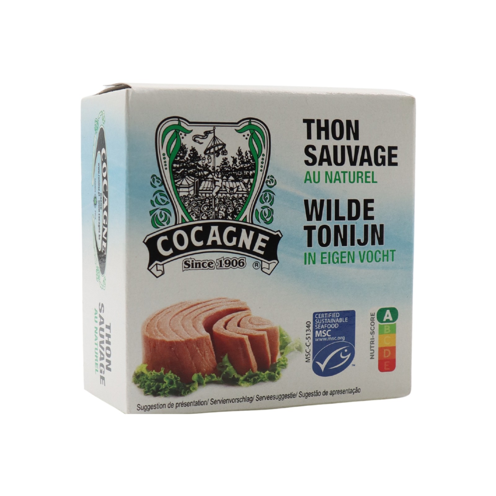 Cocagne Thunfisch auf Natur