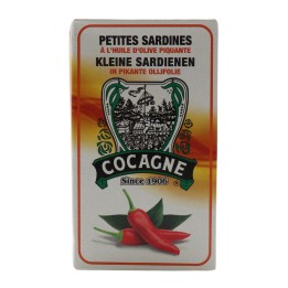 Cocagne Small Sardines in Spicy Olive Oil
