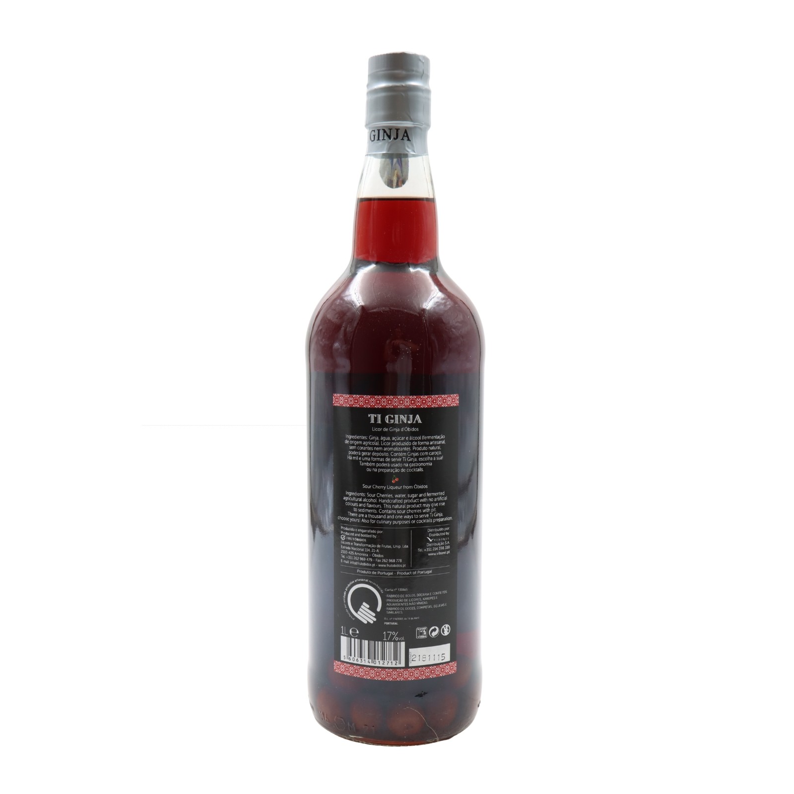 Ti Ginja Liqueur de Ginja aux fruits