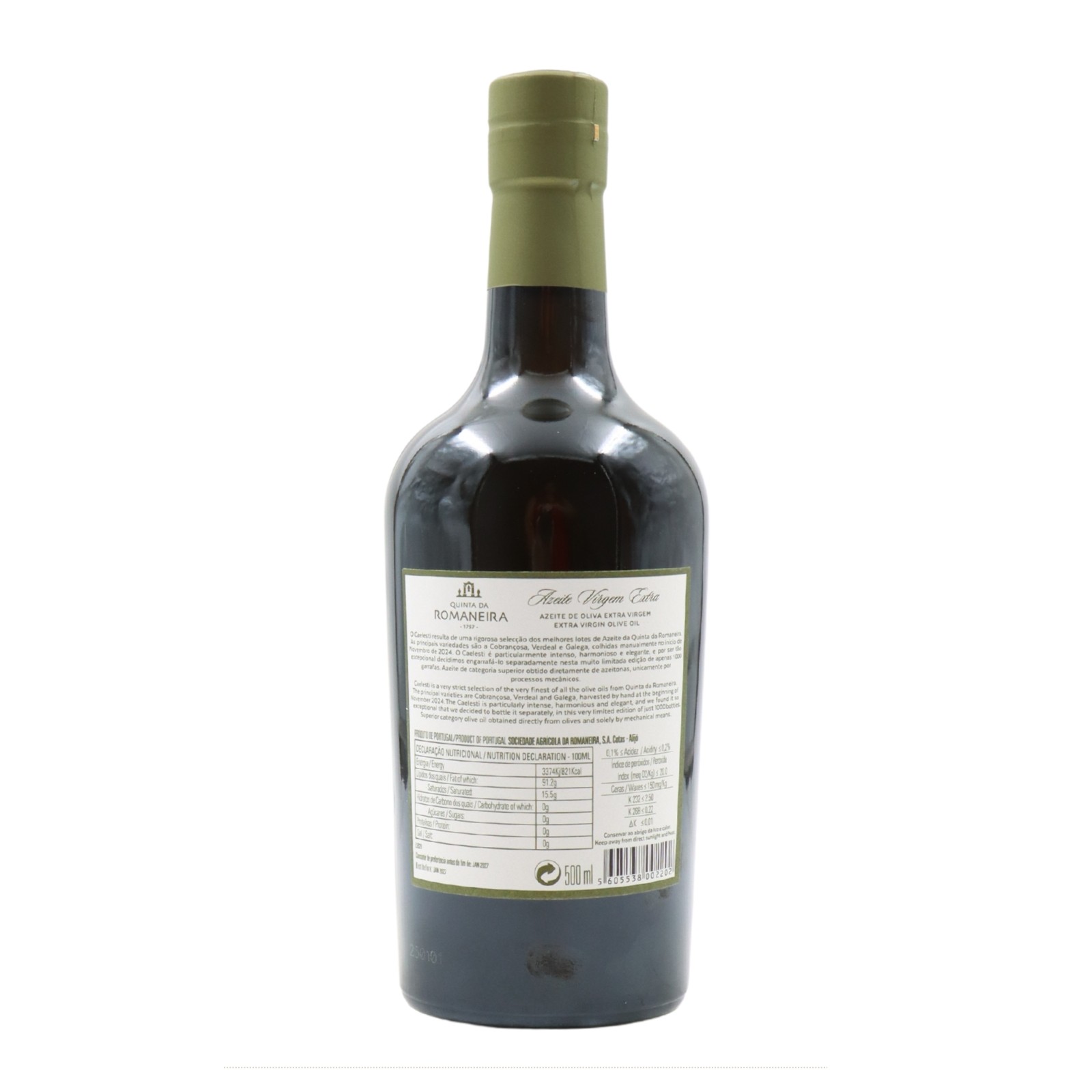 Quinta da Romaneira Caelesti Extra Virgin Olive Oil