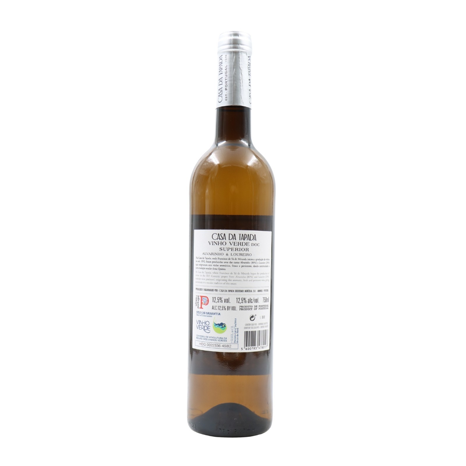 Casa da Tapada Superior Alvarinho Loureiro Weiß 2020