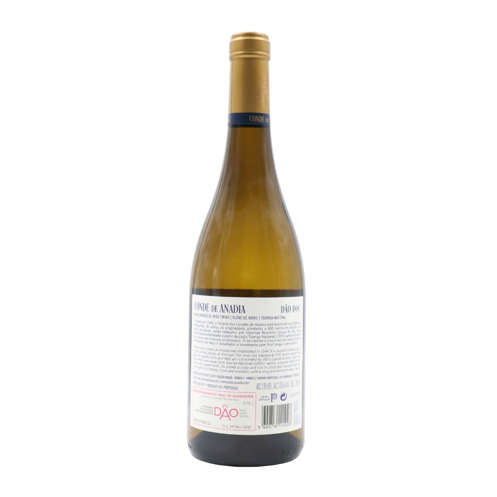 Conde da Anadia Blanc de Noirs Bianco 2022