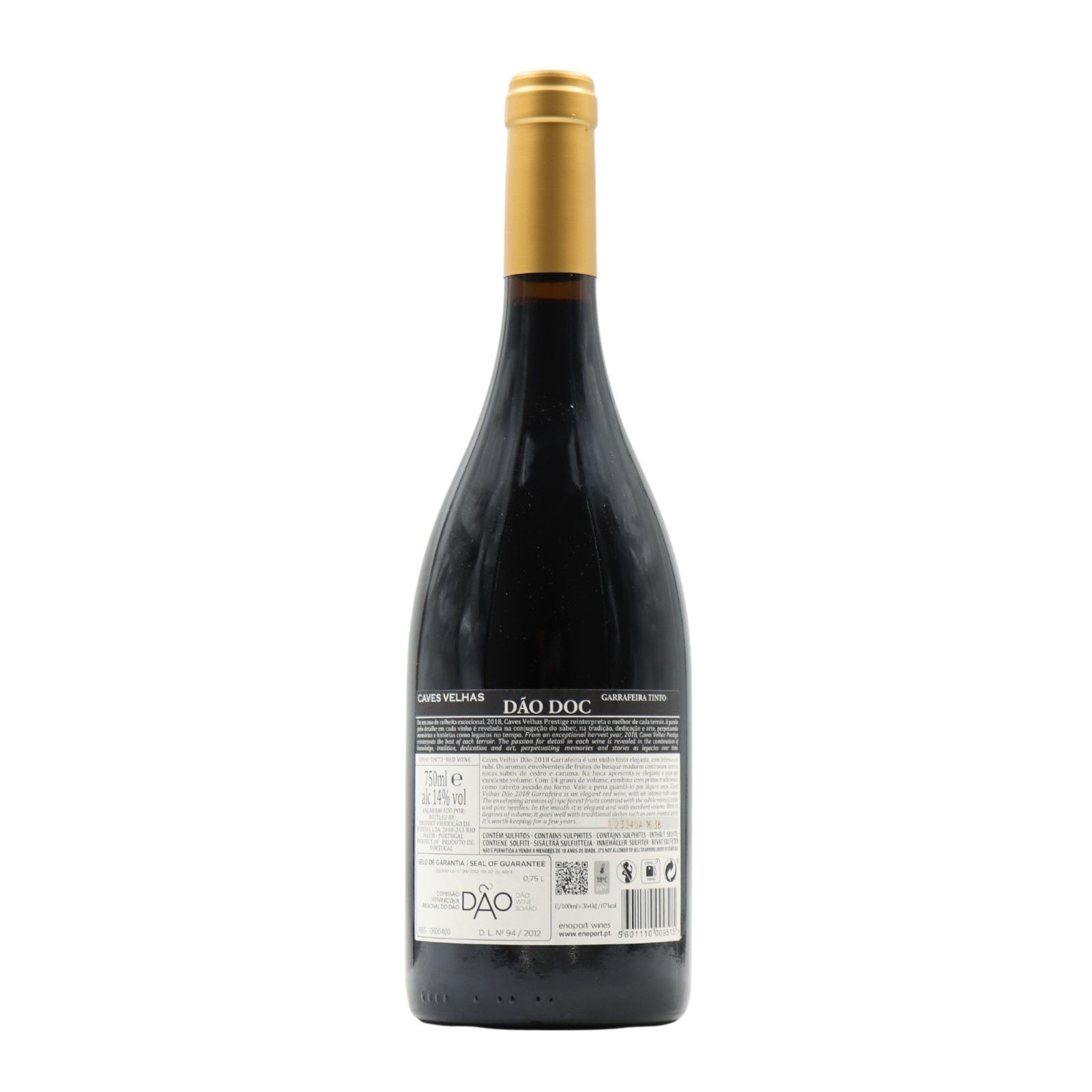 Caves Velhas Garrafeira Dão Red 2018