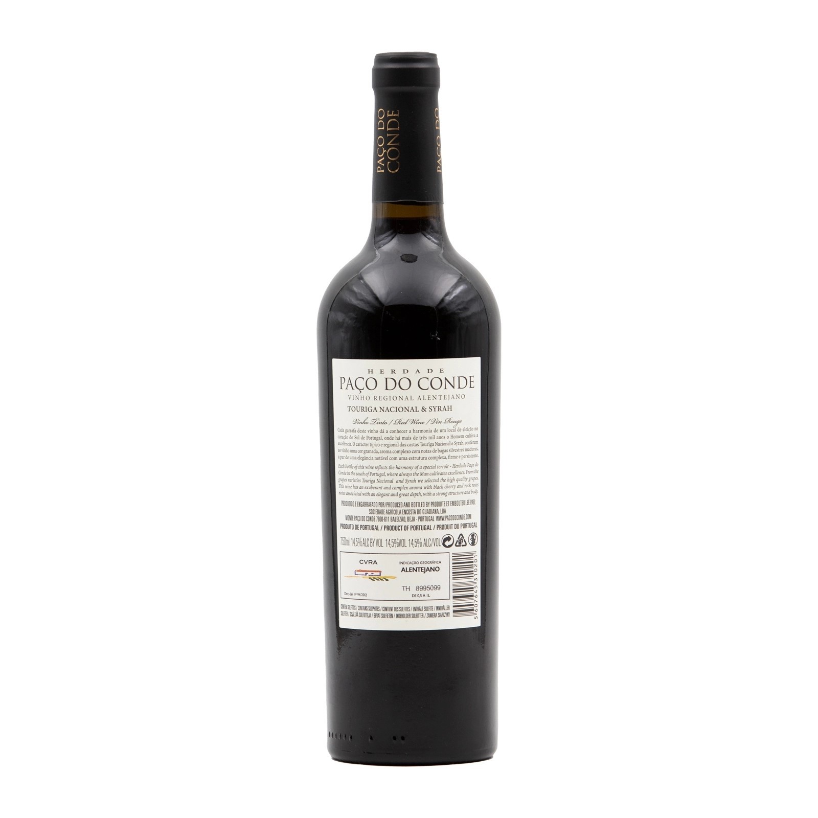 Paço do Conde Touriga Nacional Syrah Tinto 2023