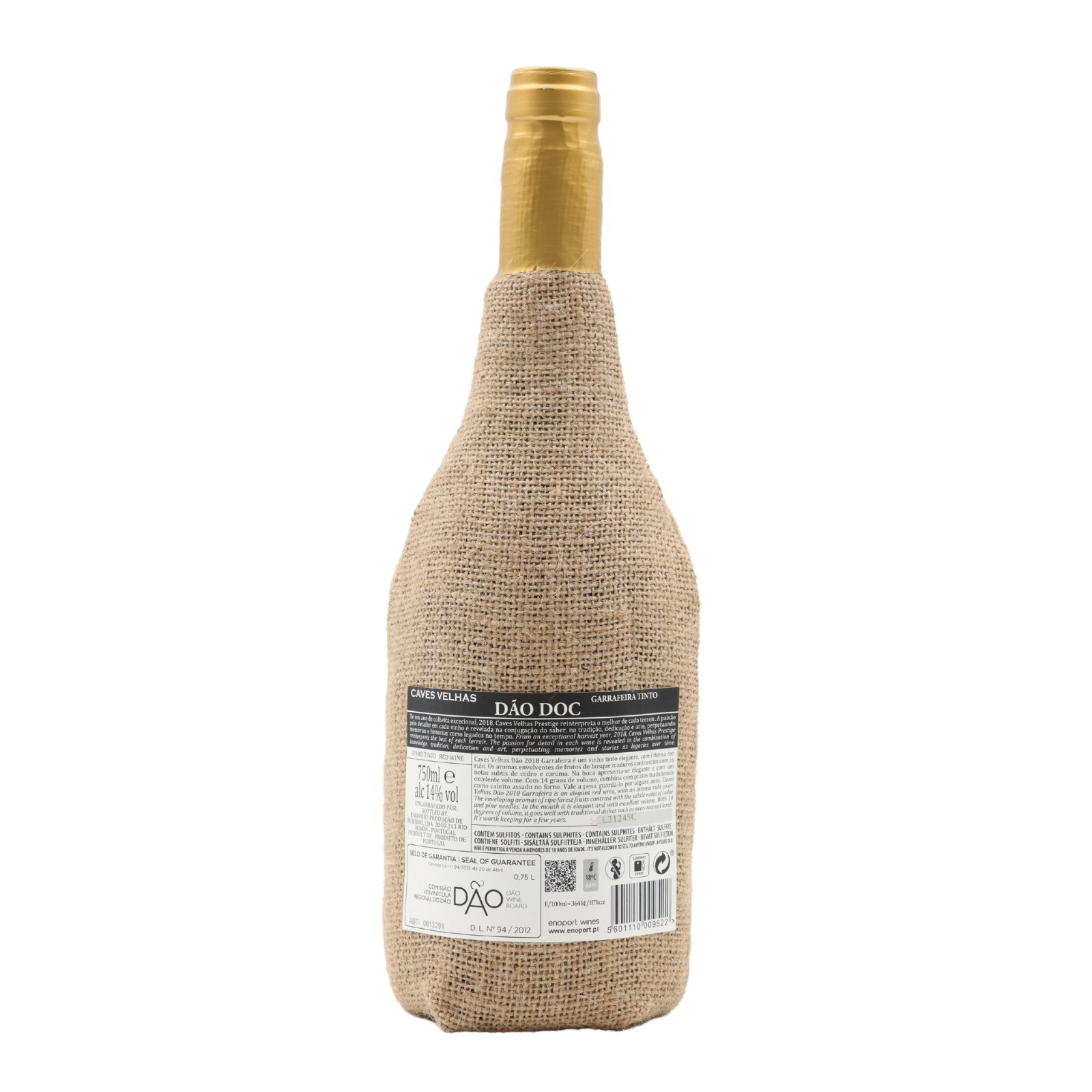 Caves Velhas Garrafeira Dão Juta Red 2018