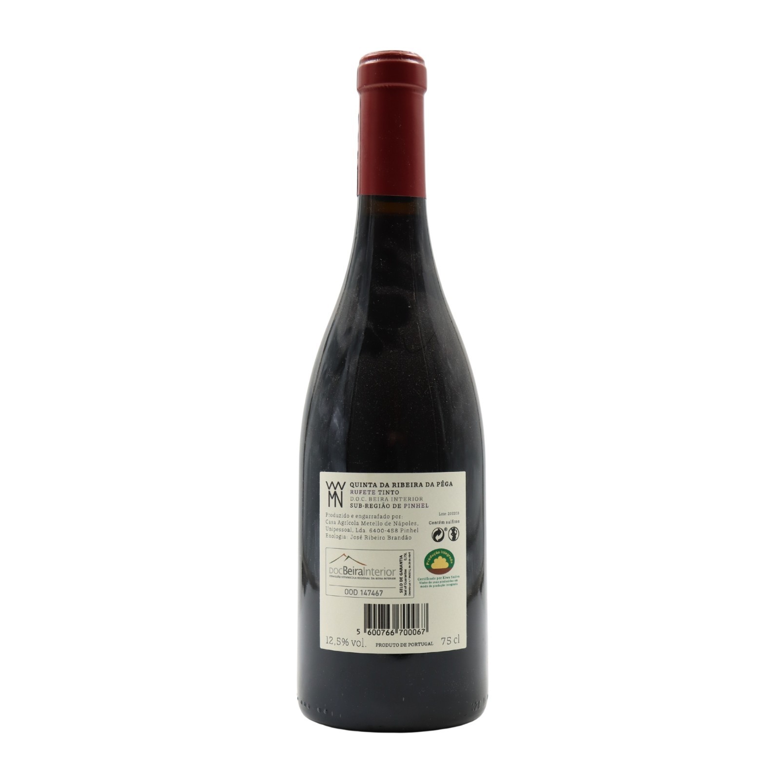 Quinta da Ribeira da Pêga Rufete Rot 2023