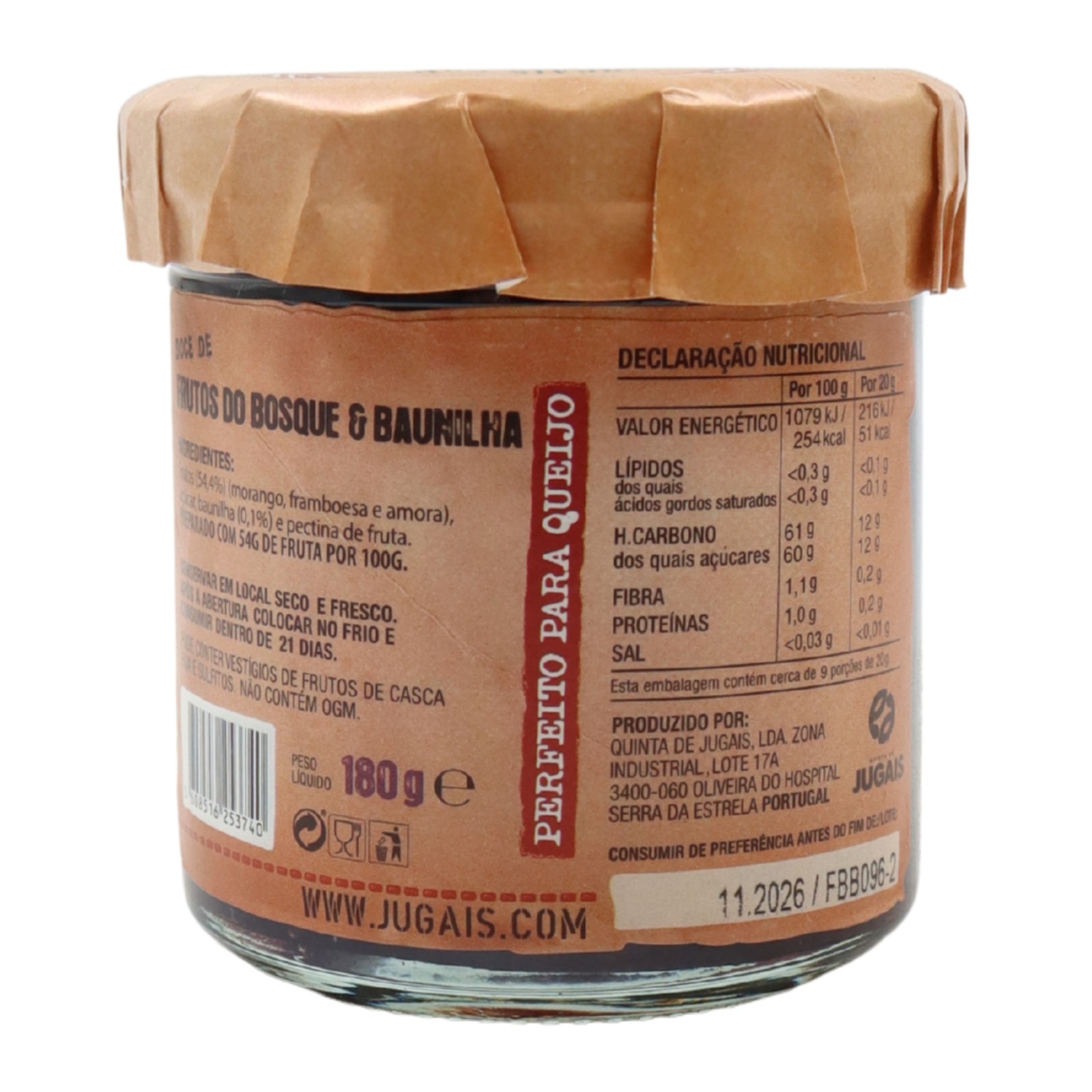 Quinta de Jugais Confiture de baies et de vanille