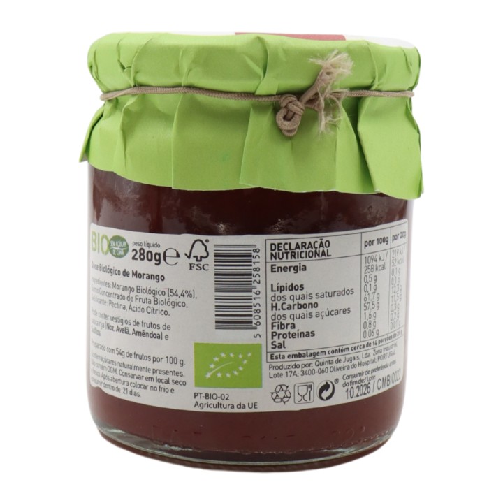 Quinta de Jugais Bio Erdbeermarmelade