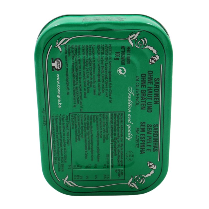 Cocagne Skinless and Boneless Sardines