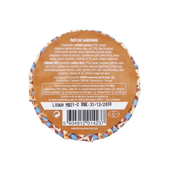 Briosa Gourmet Patè di sardine