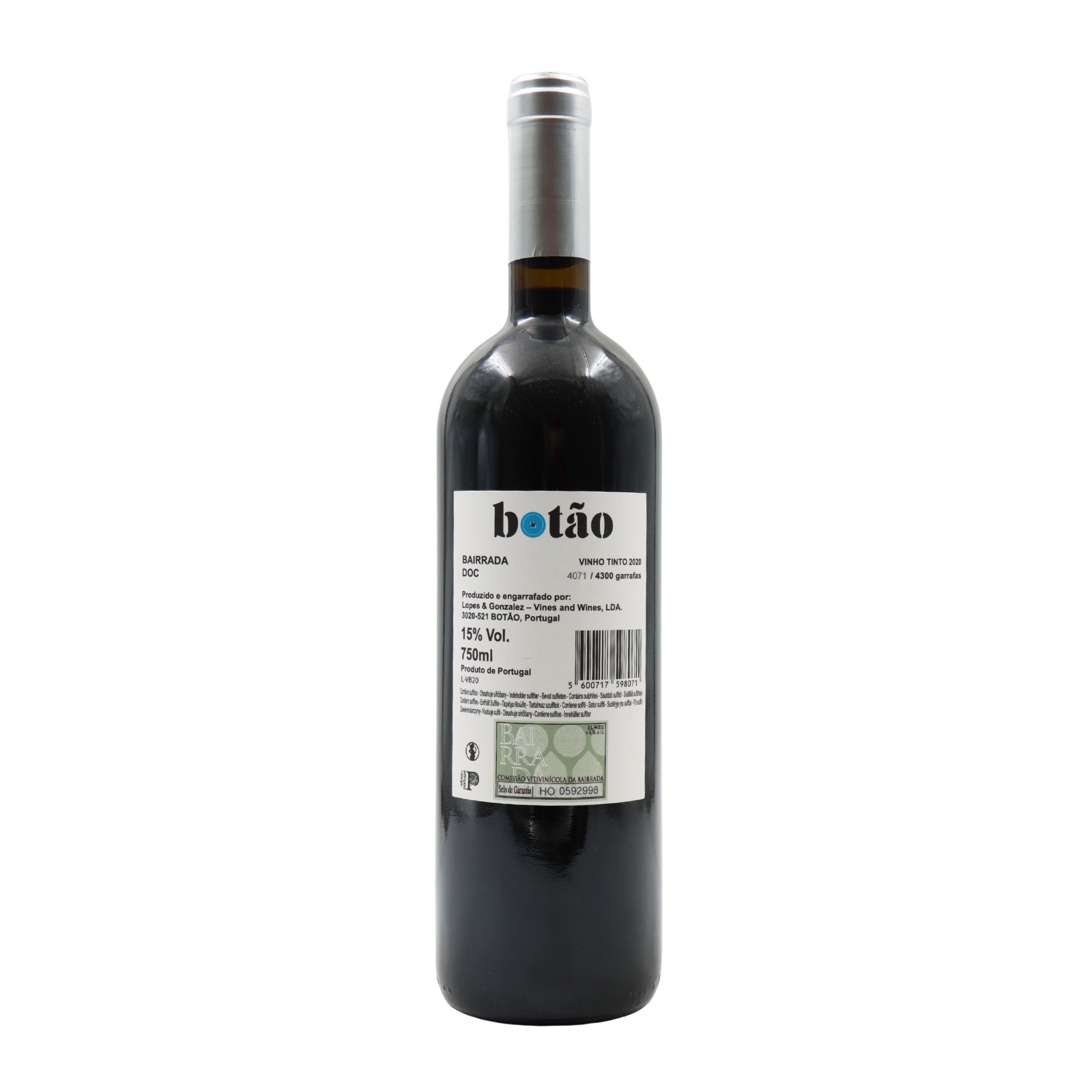 Botão Vinhas do Botão Red 2020