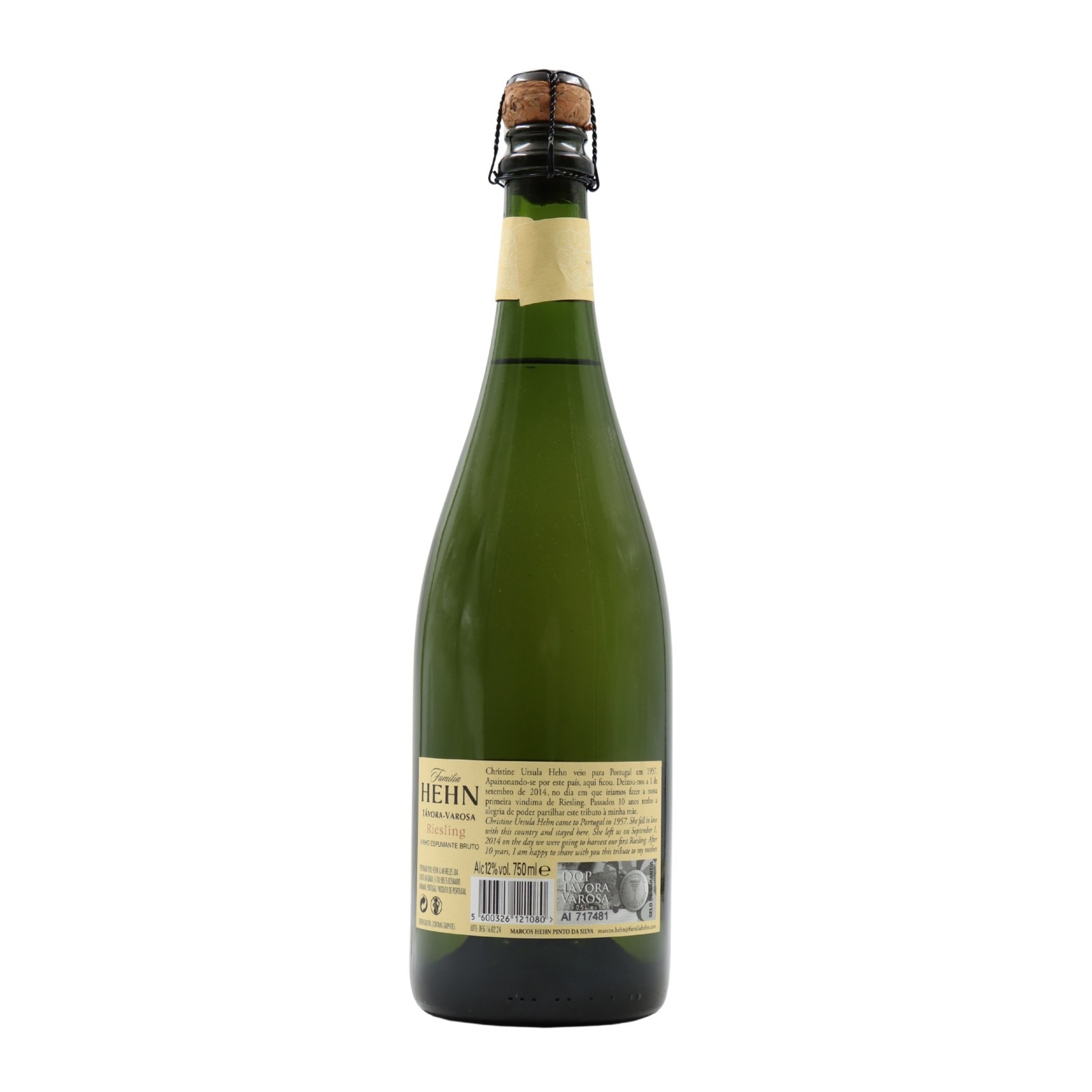 Familia Hehn Riesling Special Edition Brut Sparkling 2014