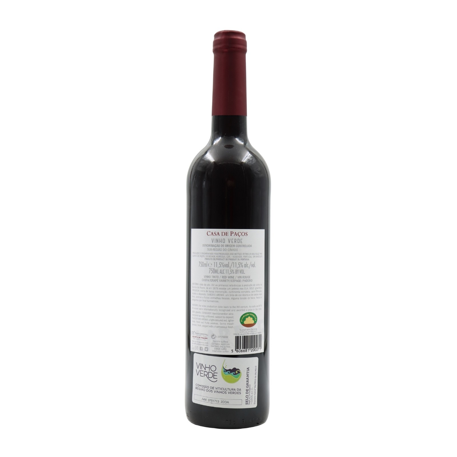 Casa de Paços Padeiro Clarete Red 2022