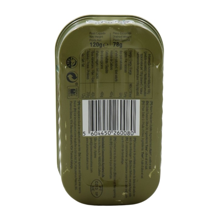 Santa Catarina Tuna Steak in Olive Oil 120 g