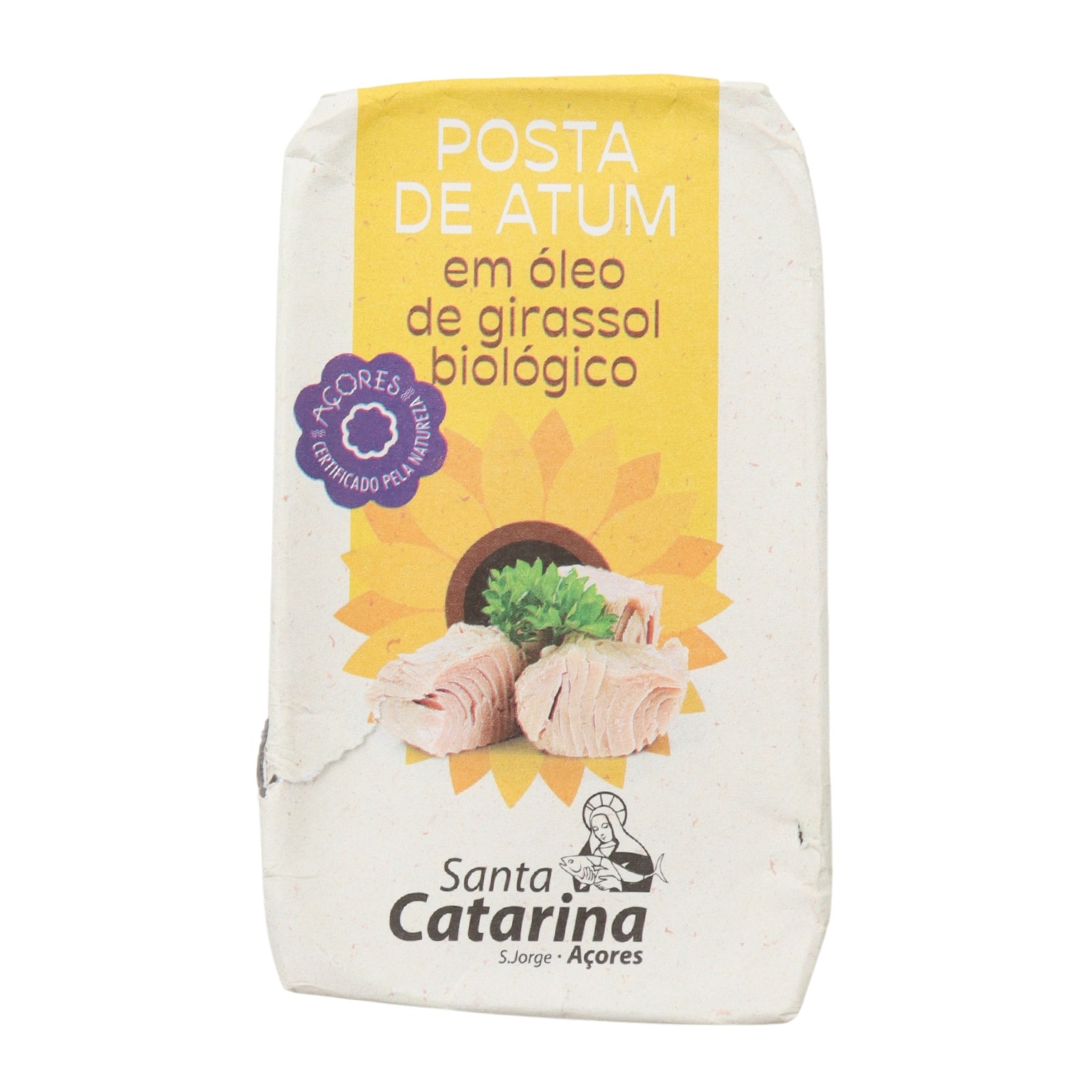 Santa Catarina Biosfera Bistecca di Tonno in Olio di Girasole Bio 120 g