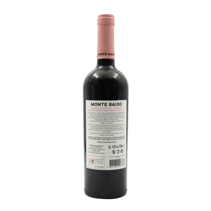 Monte Baixo Setúbal Touriga Nacional Reserve Red 2023