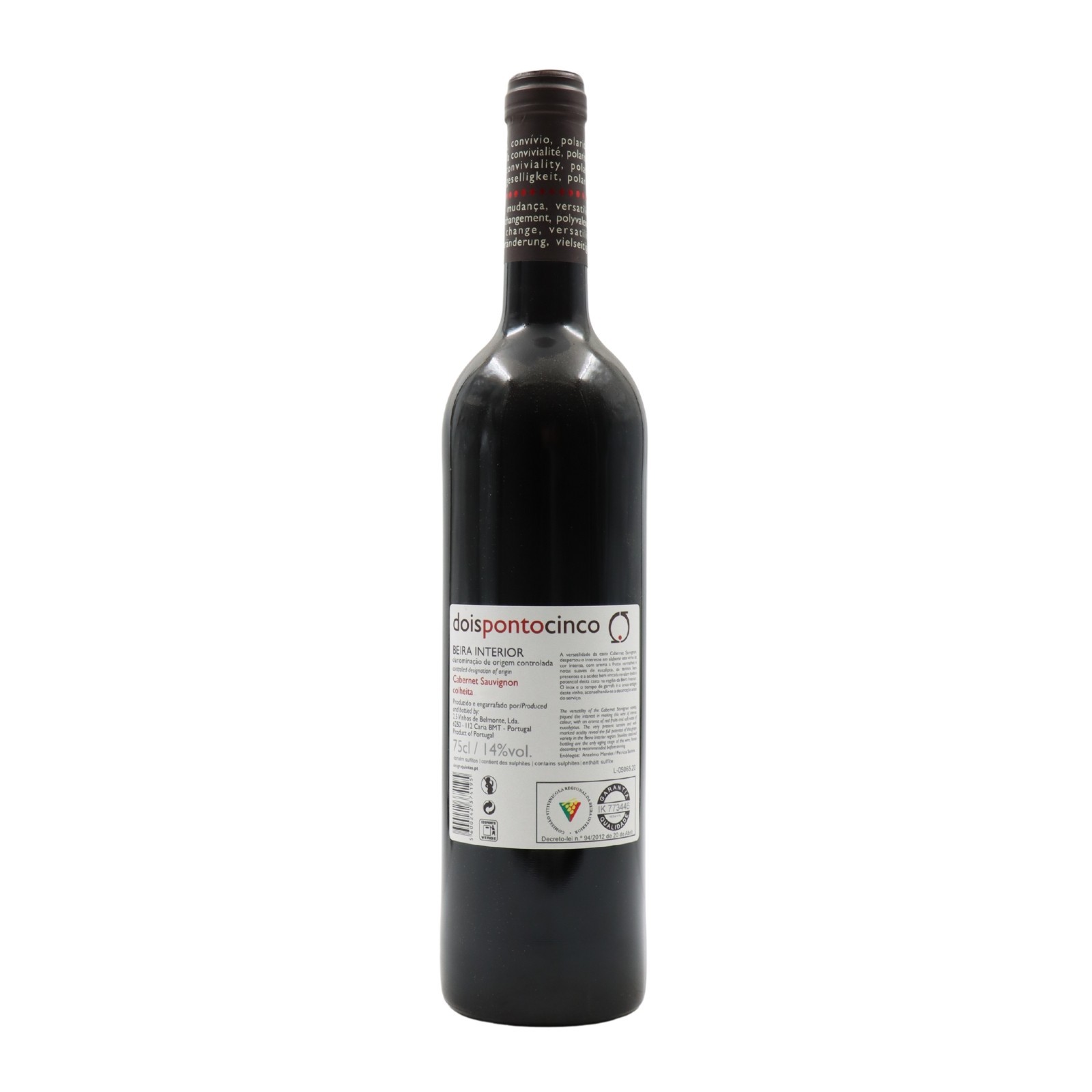 DoisPontoCinco Cabernet Sauvignon Tinto 2018
