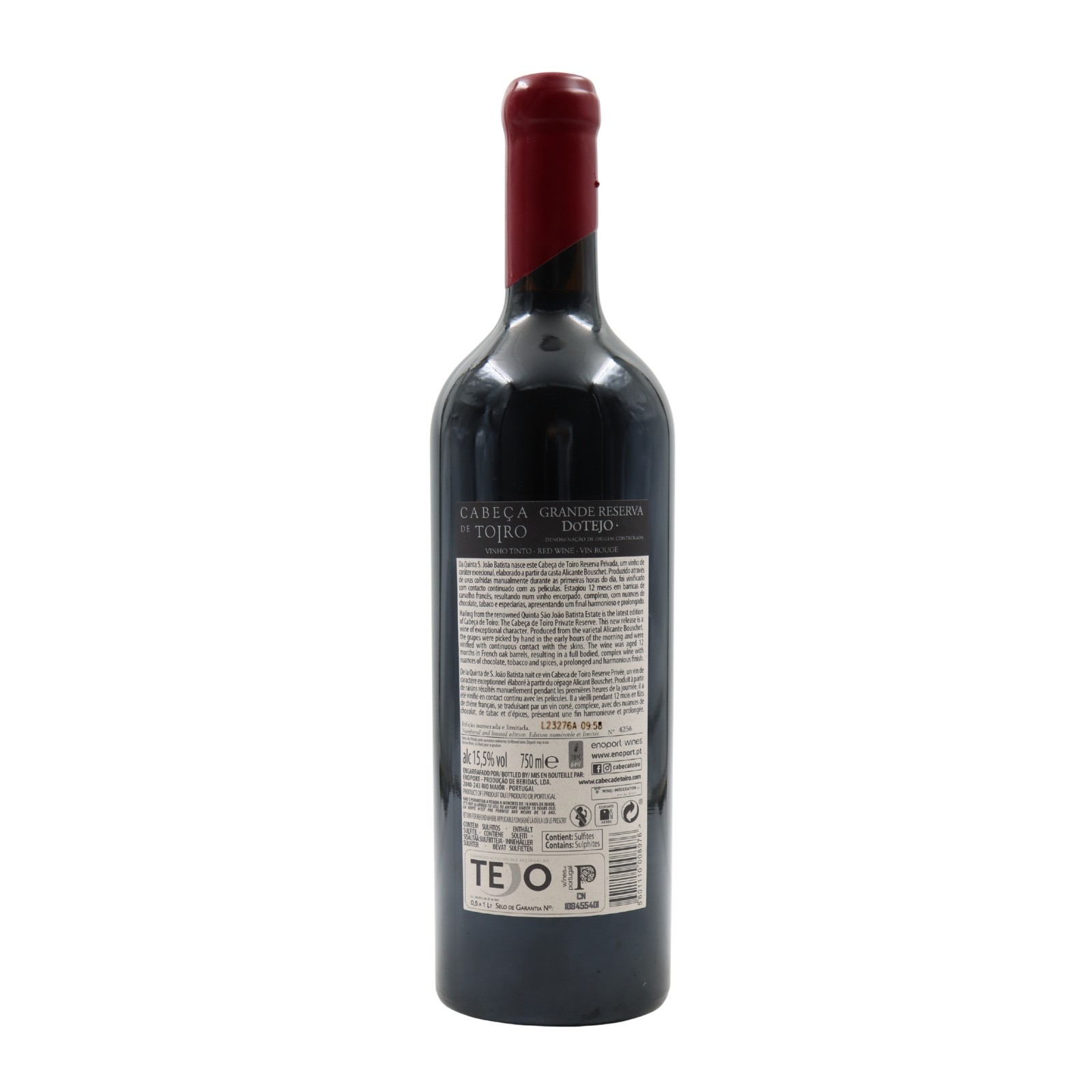 Cabeça de Toiro Alicante Bouschet Private Reserve Red 2018