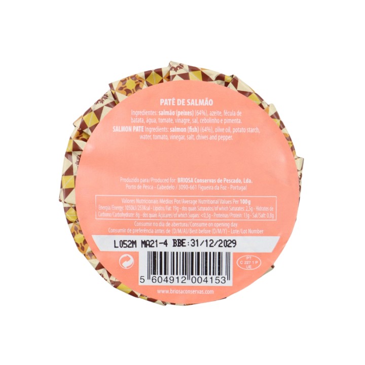 Briosa Gourmet Patè Di Salmone