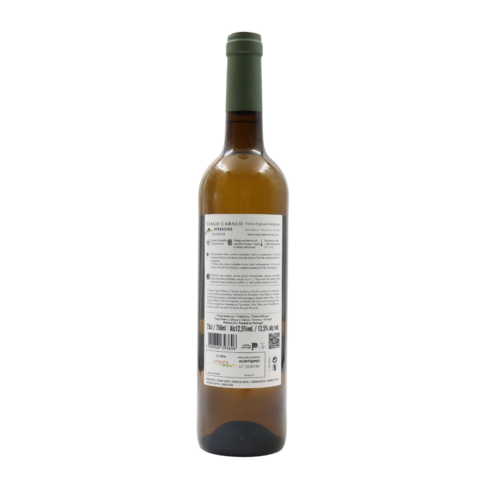 Tiago Cabaço 3 Terroirs Superior Blanc 2023