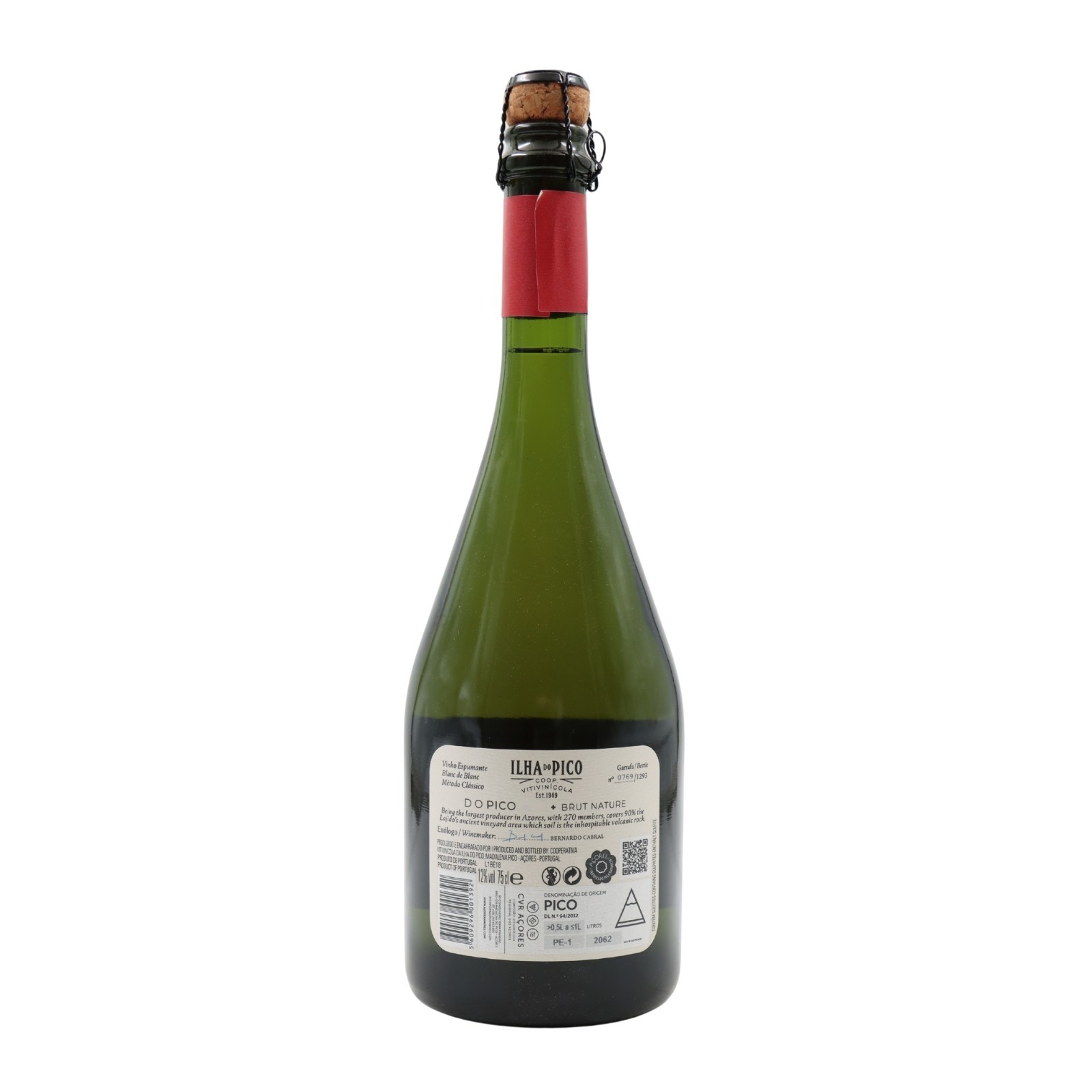Cooperativa Ilha do Pico Brut Nature Sparkling 2018
