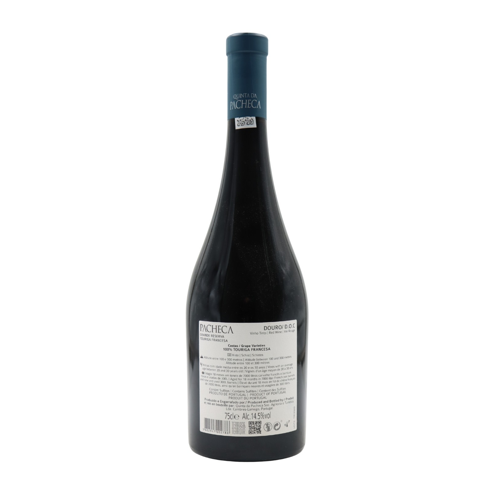 Quinta da Pacheca Touriga Franca Gran Reserva Tinto 2020