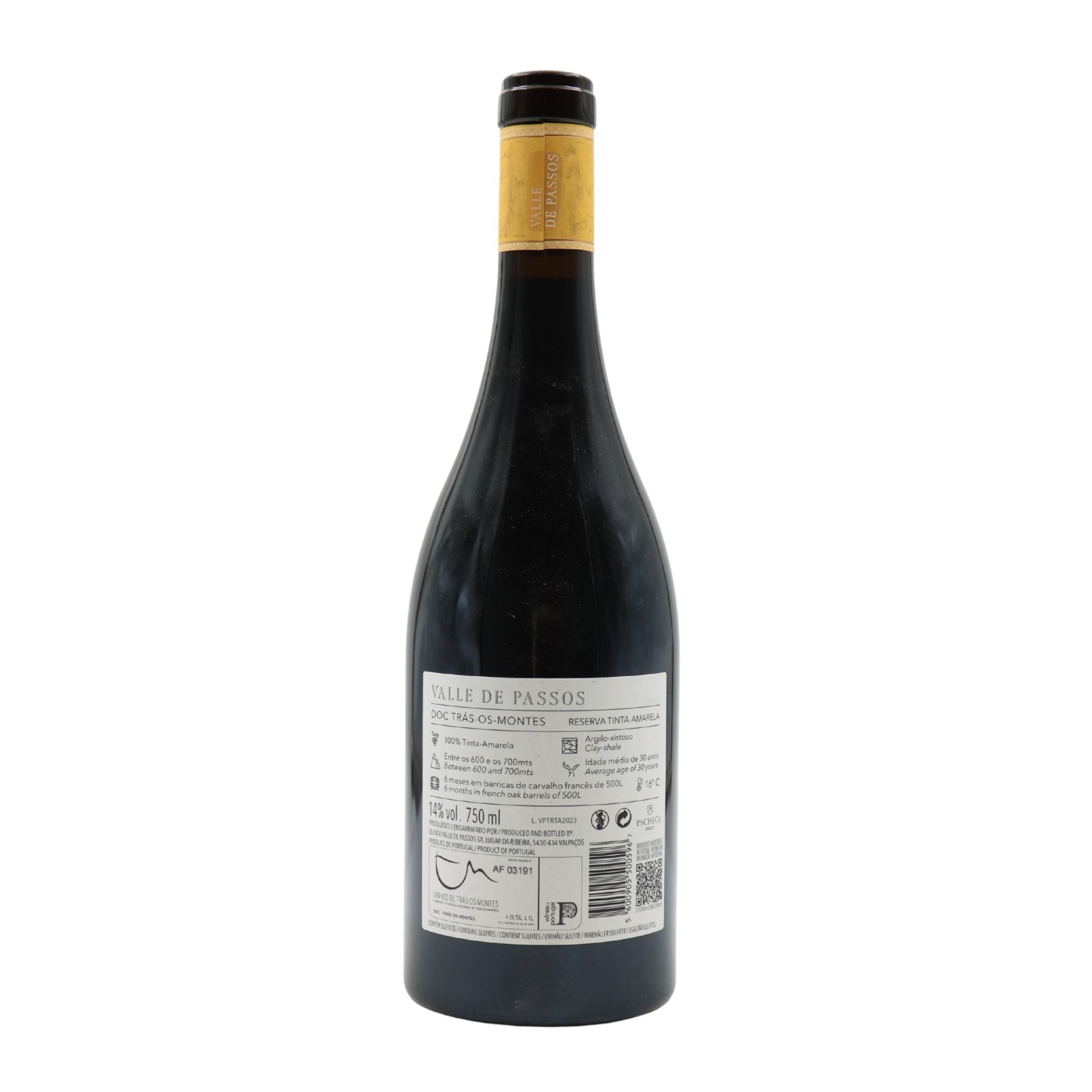 Valle de Passos Tinta Amarela Reserve Red 2023