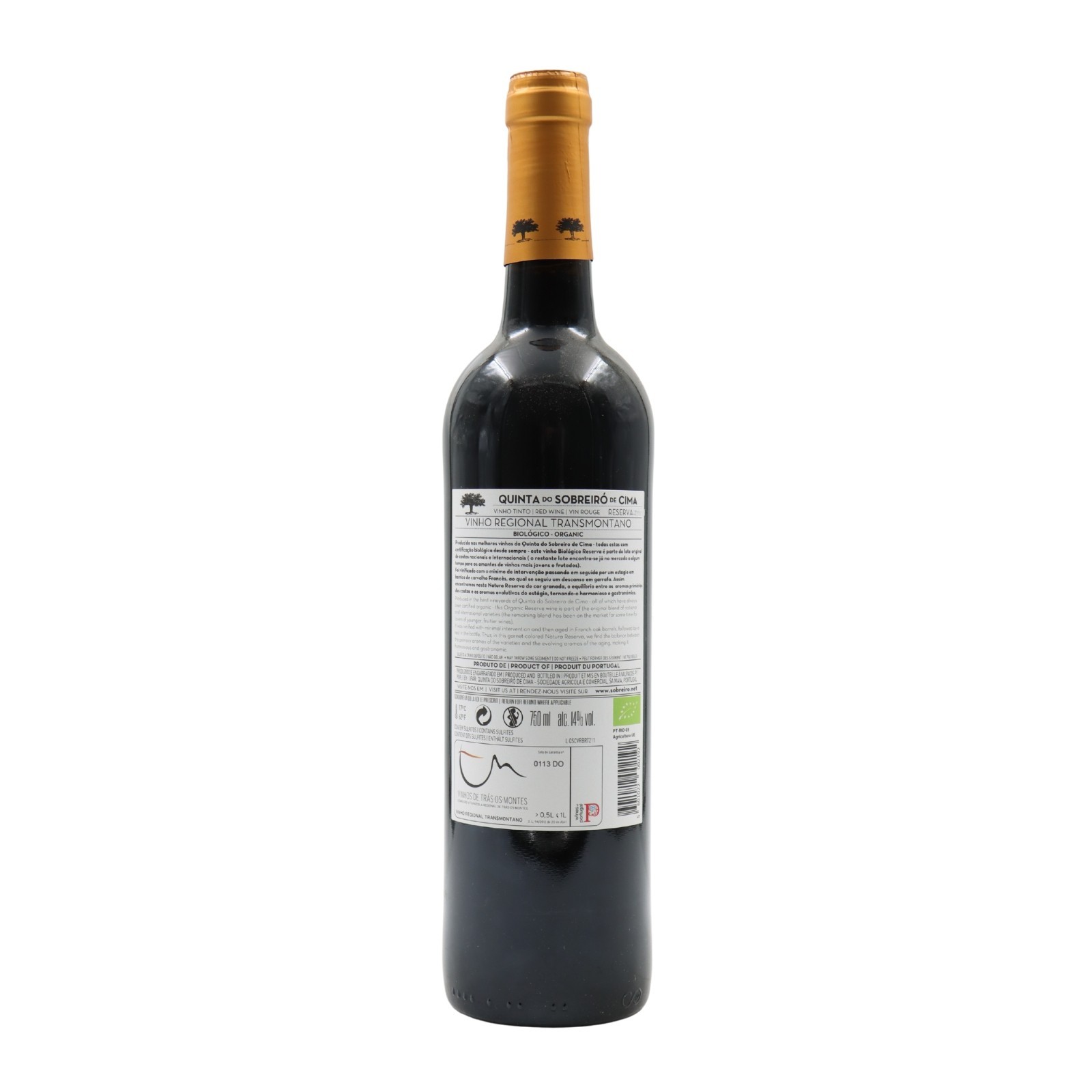 Quinta do Sobreiró de Cima Organic Riserva Rosso 2021