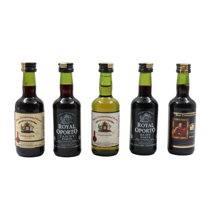 Real Companhia Velha 5 Portweine Miniatures Set