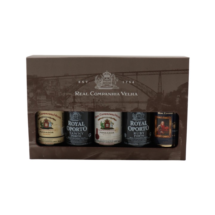 Real Companhia Velha 5 Portweine Miniatures Set