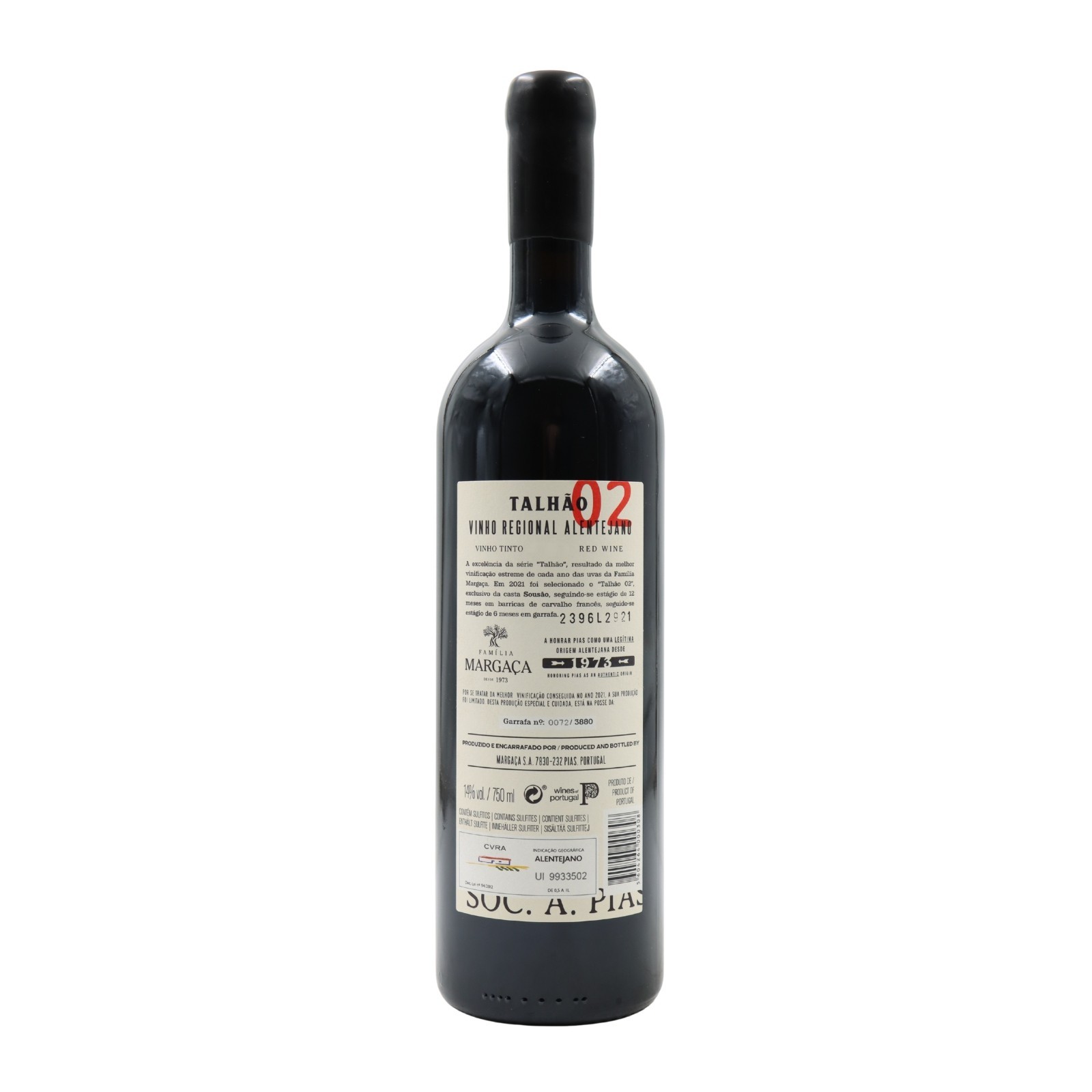 Familia Margaça Talhão 02 Sousão Tinto 2021