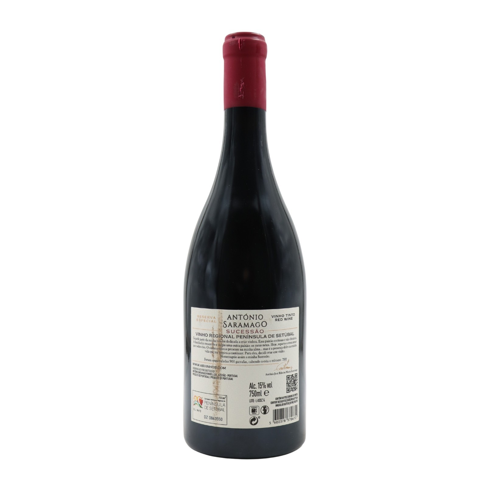 António Saramago Sucessão Special Reserve Red 2014
