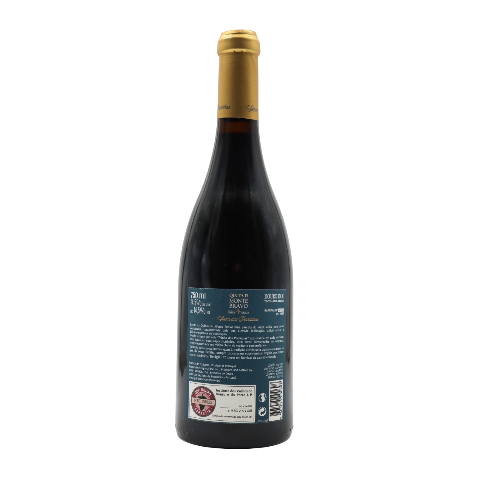 Quinta do Monte Bravo Vinha das Porrinhas Red 2017