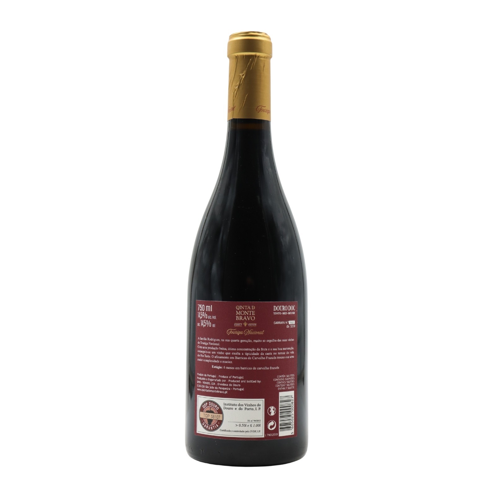 Quinta do Monte Bravo Touriga Nacional Rosso 2019