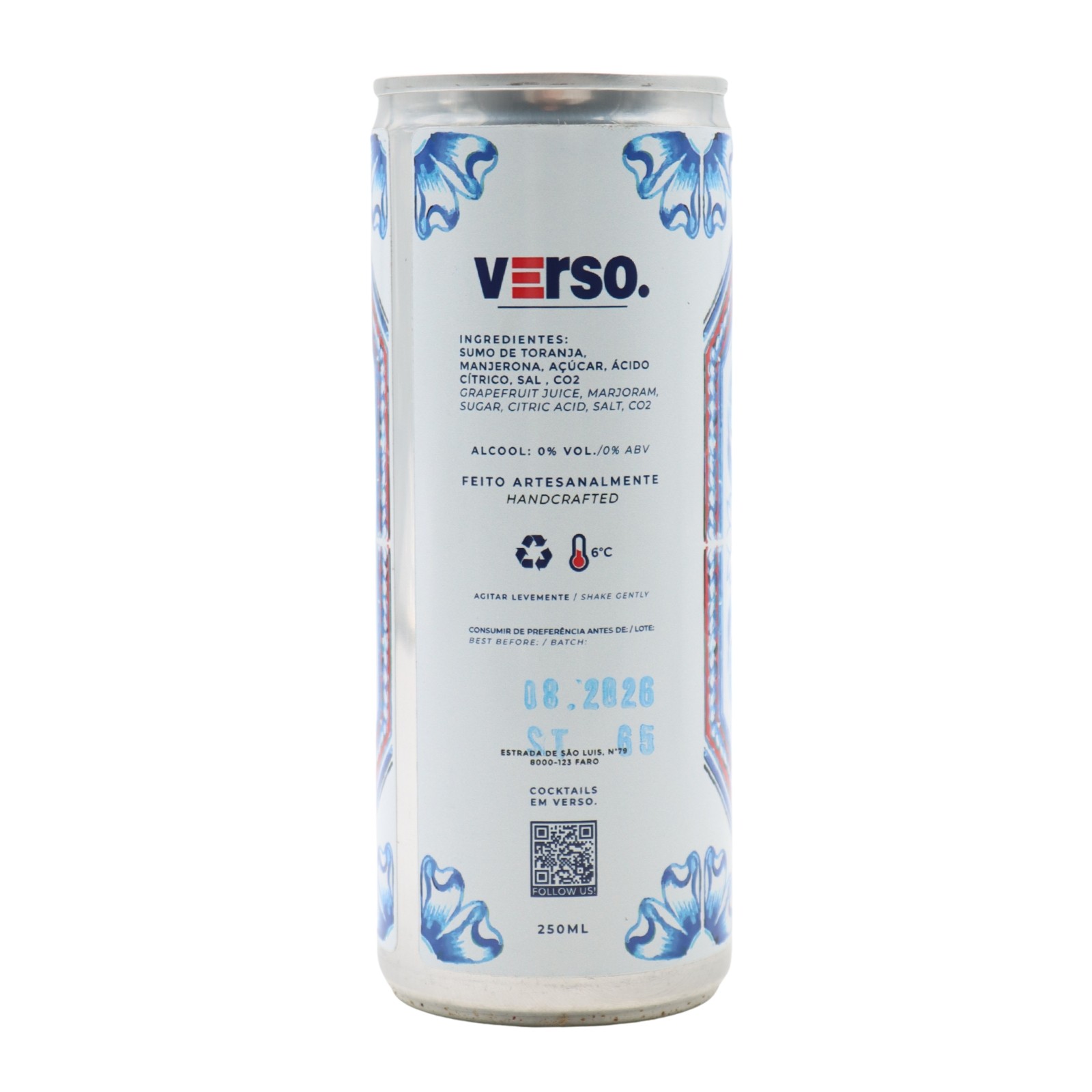 Verso Grapefruit Soda in can