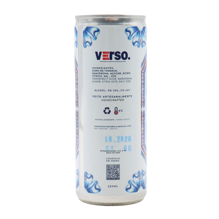 Verso Grapefruit Soda in can