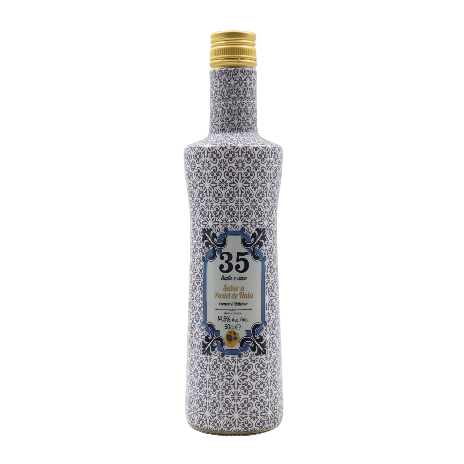 Licor 35 Pastel de Nata Liqueur Tile Bottle Edition