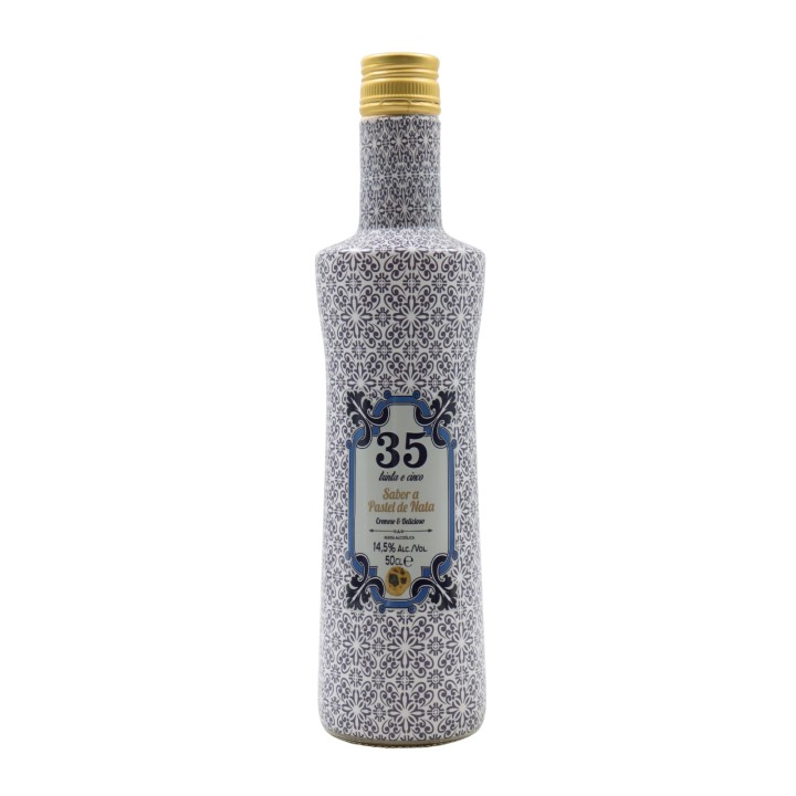 Licor 35 Pastel de Nata Liqueur Tile Bottle Edition