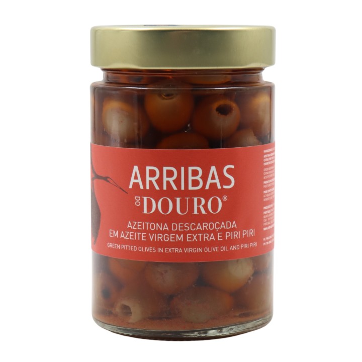 Arribas do Douro Olive verdi denocciolate in olio extravergine di oliva e Piri Piri