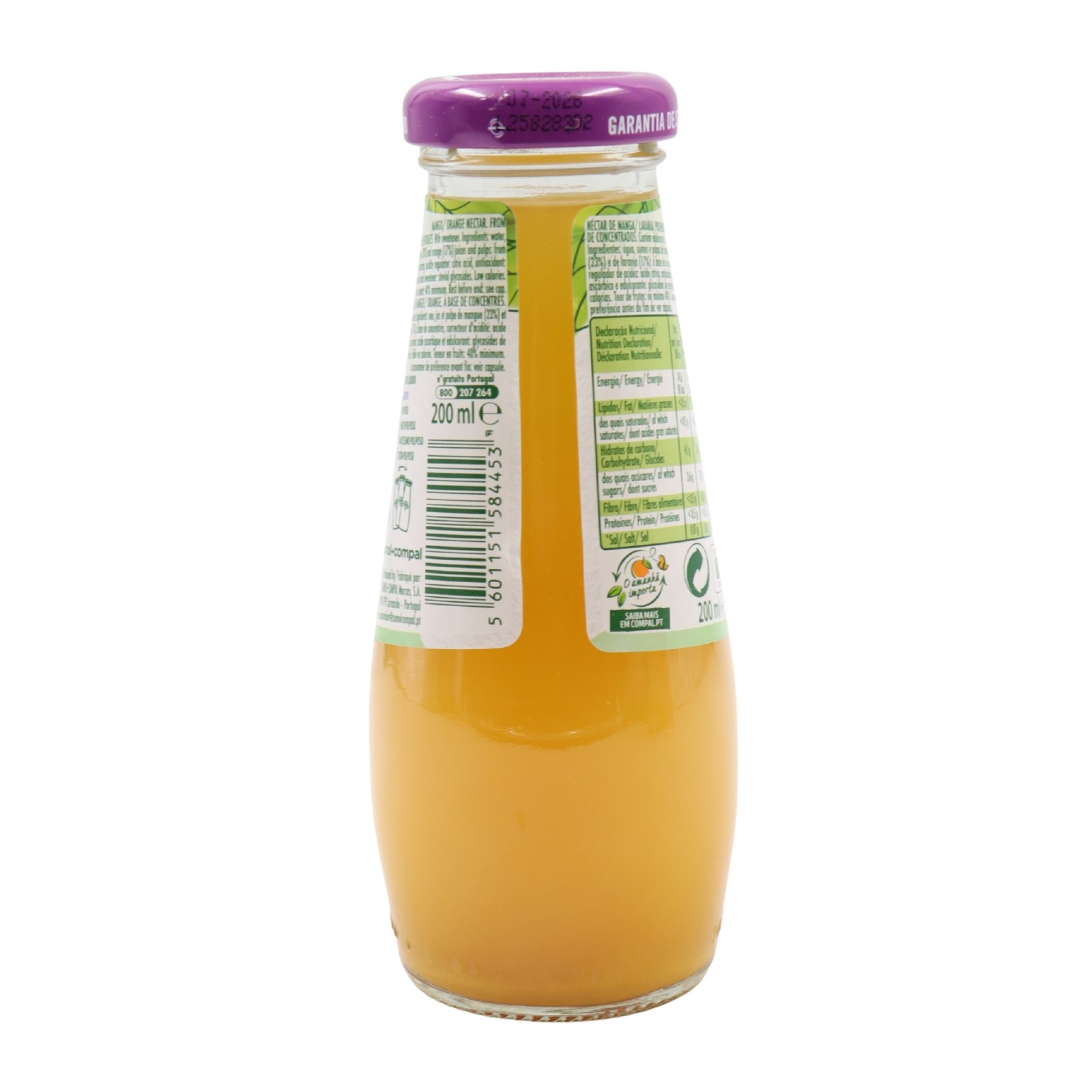 Compal Vital Jus d'orange et de mangue 200 ml