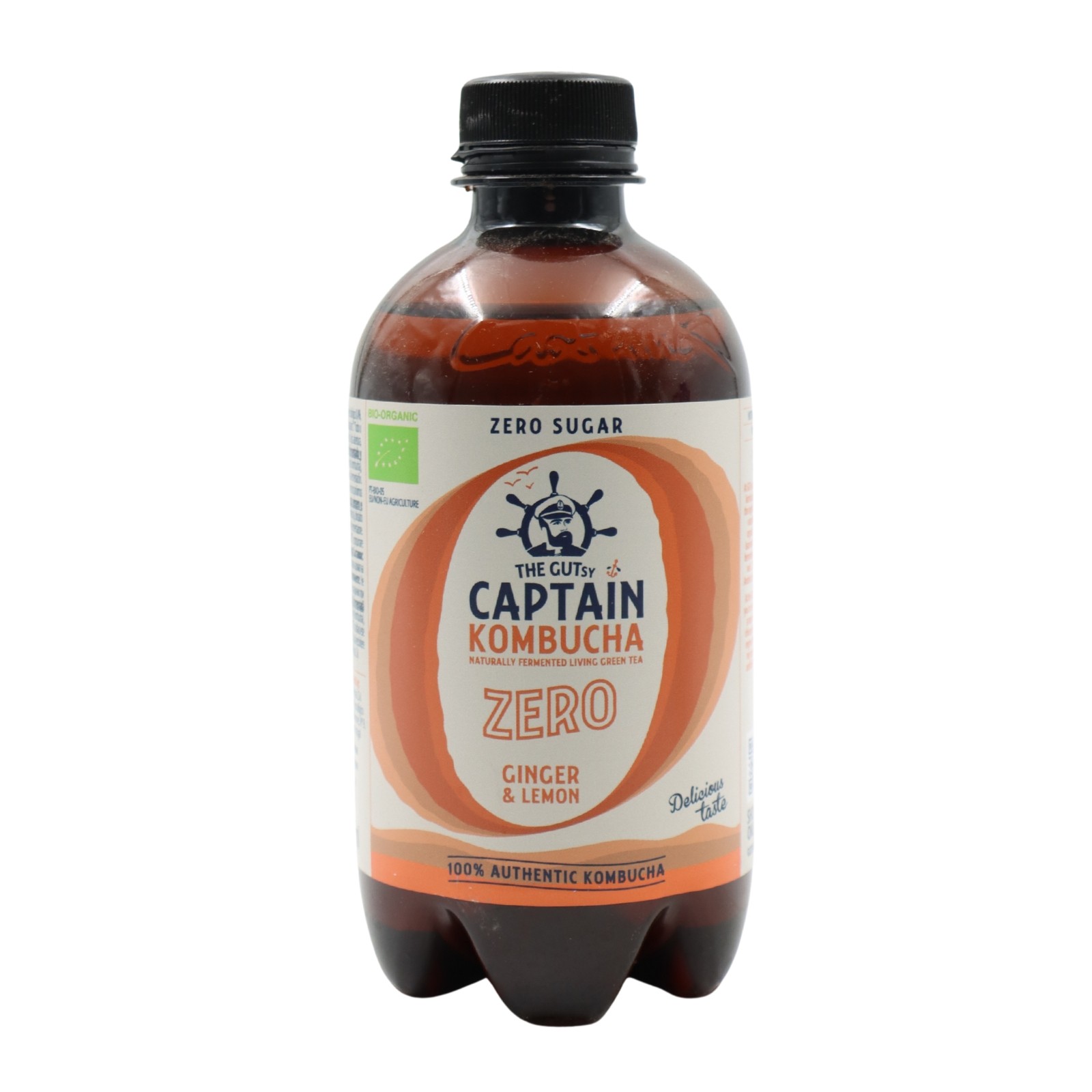 Captain Kombucha Zero Jengibre Limón 400ml