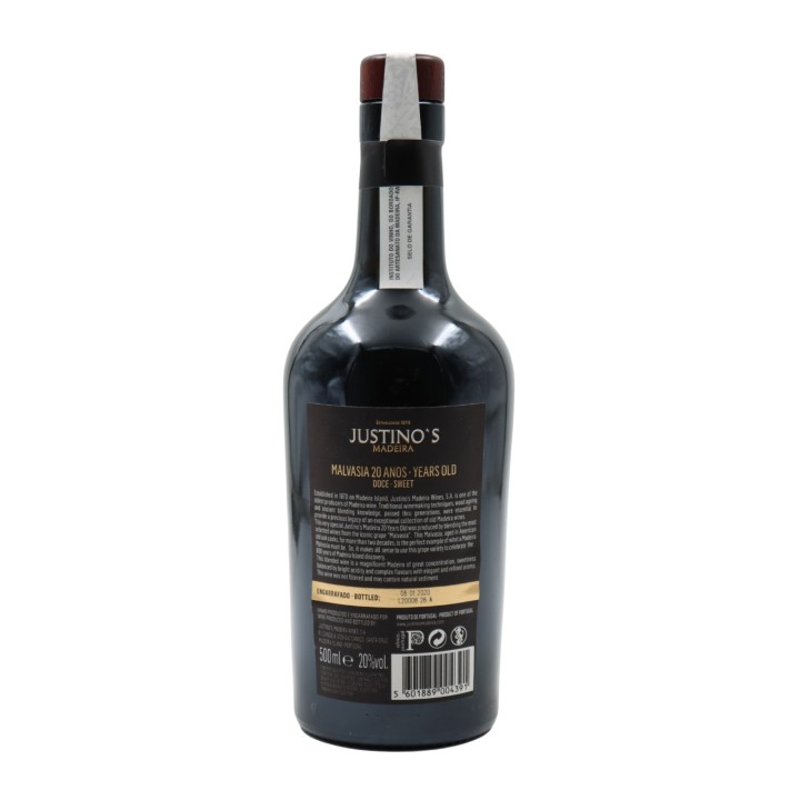 Justinos 20 years Malmsey Madeira