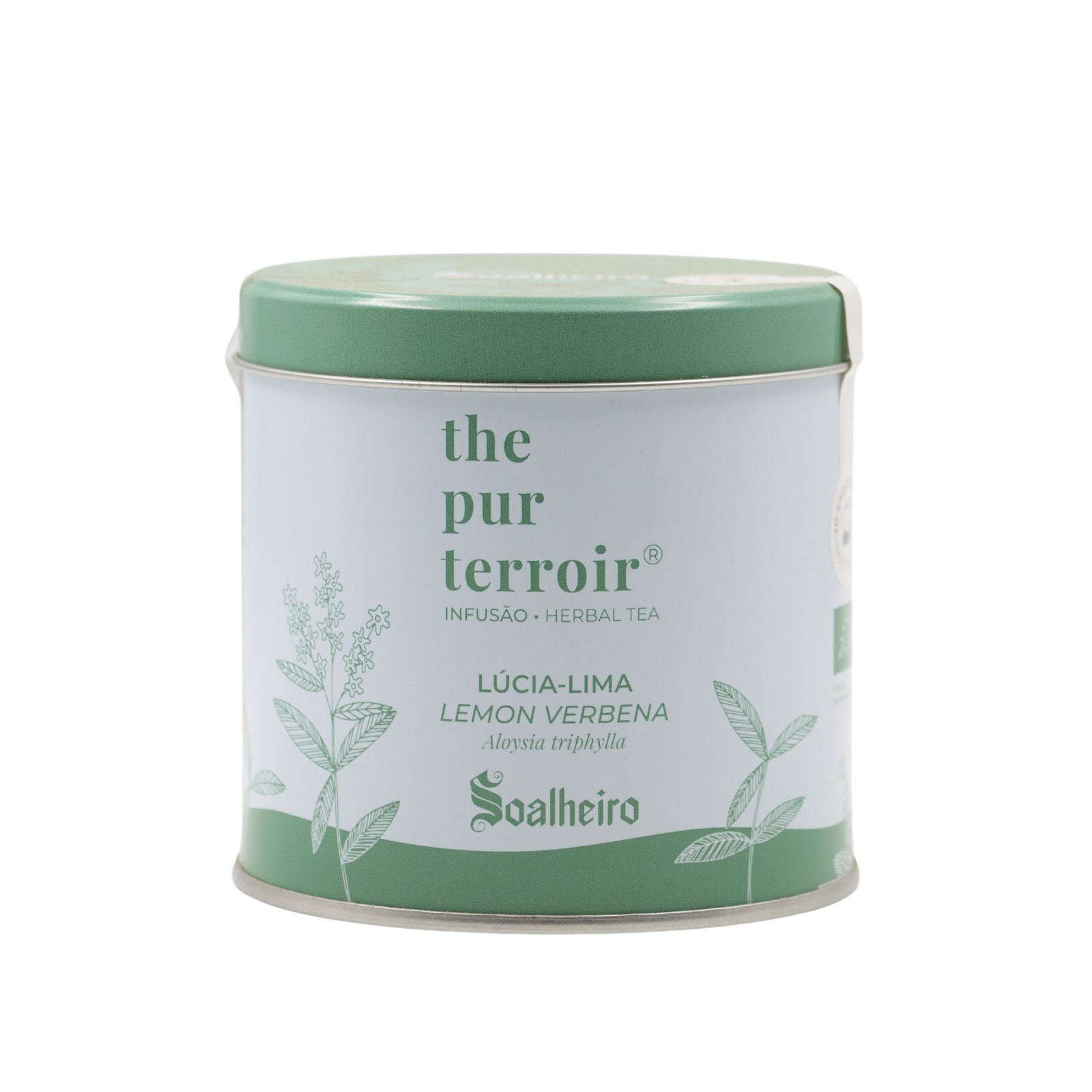 Soalheiro Lemon Verbena Infusion in metal box