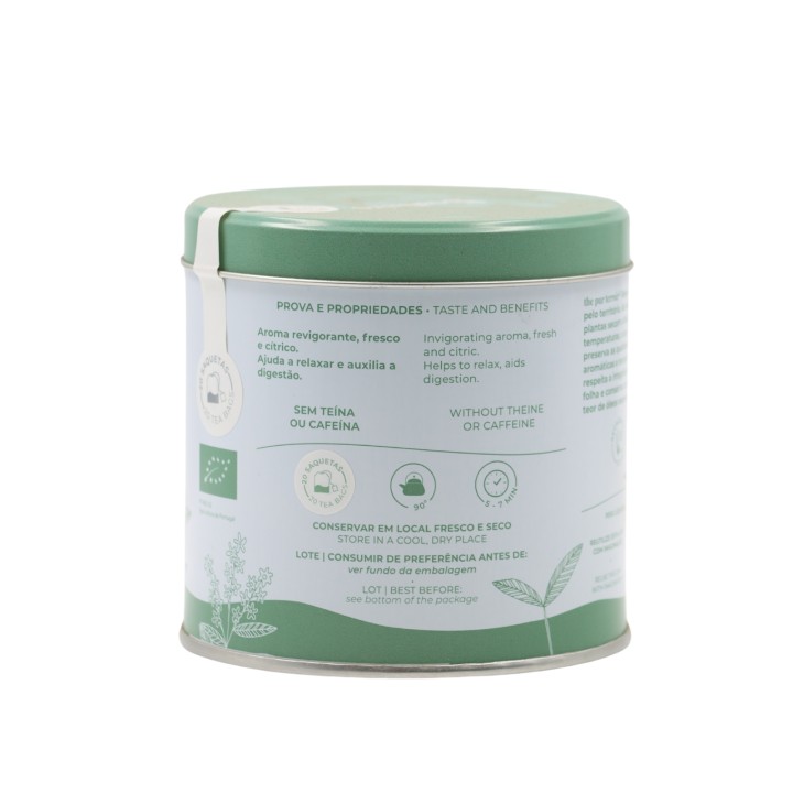 Soalheiro Lemon Verbena Infusion in metal box