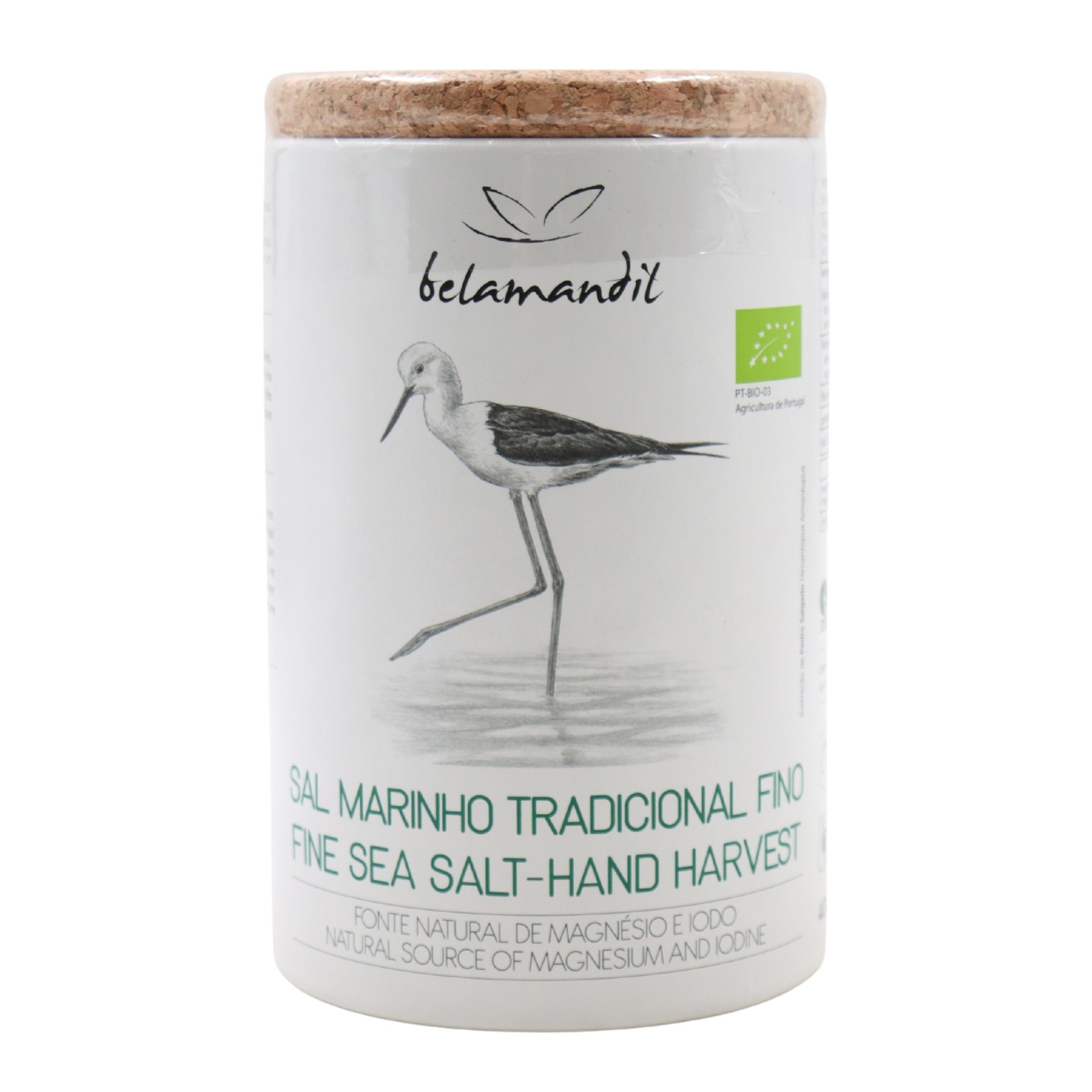 Belamandil Sal Marinho Tradicional Fino em Tubo de Cartão