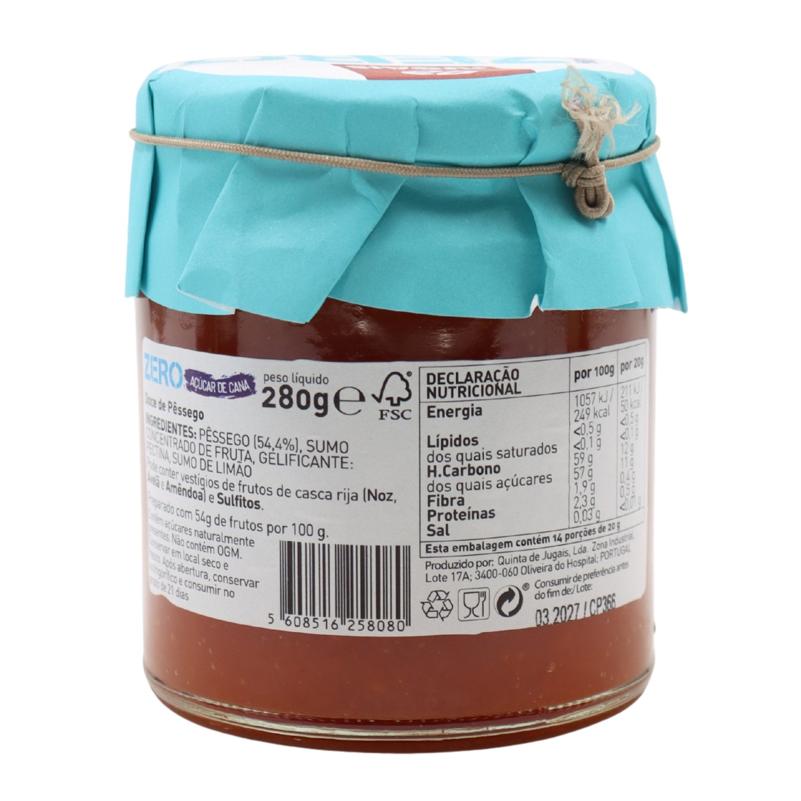Quinta de Jugais Zero Marmellata di pesche