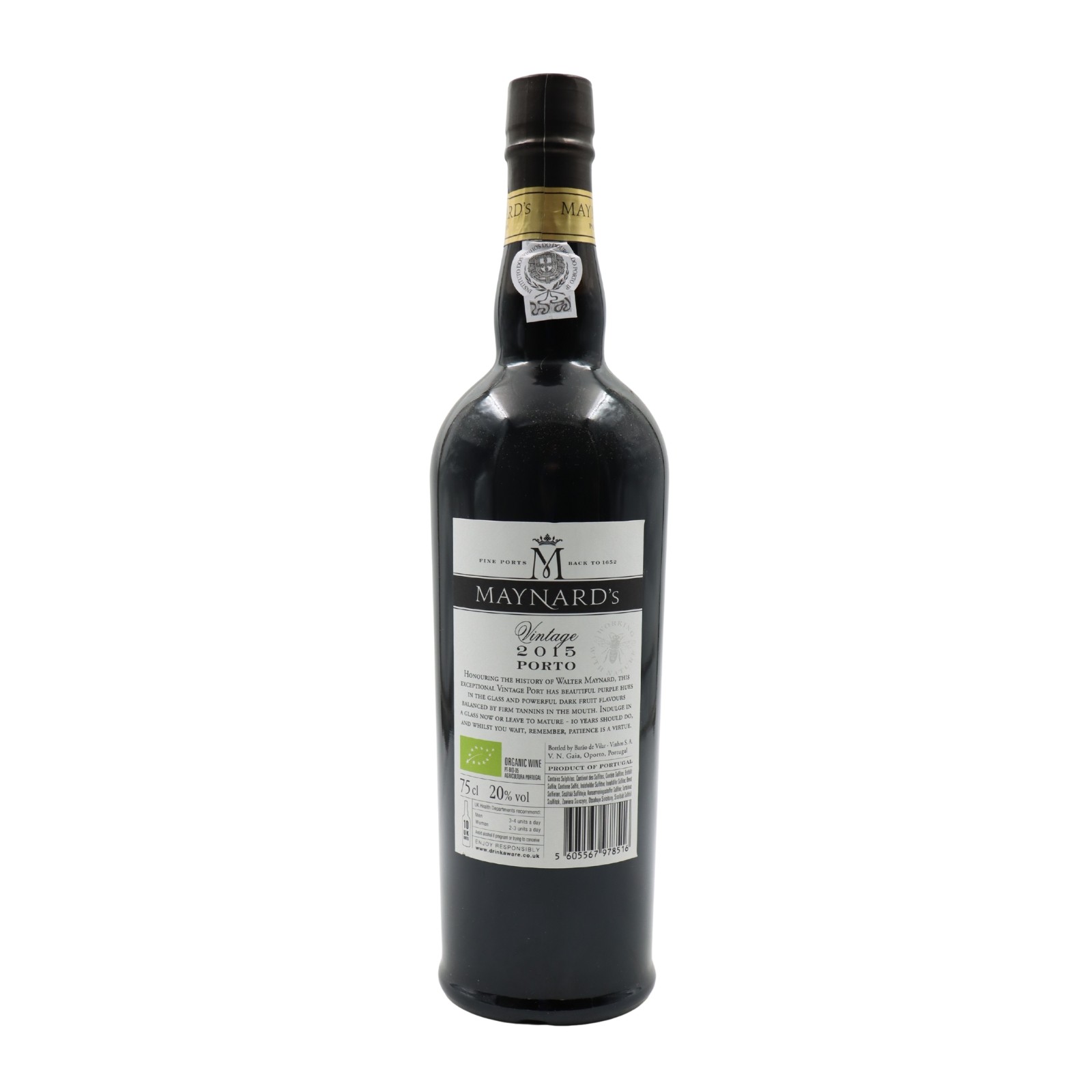 Maynards Orgánico Vintage Porto 2015