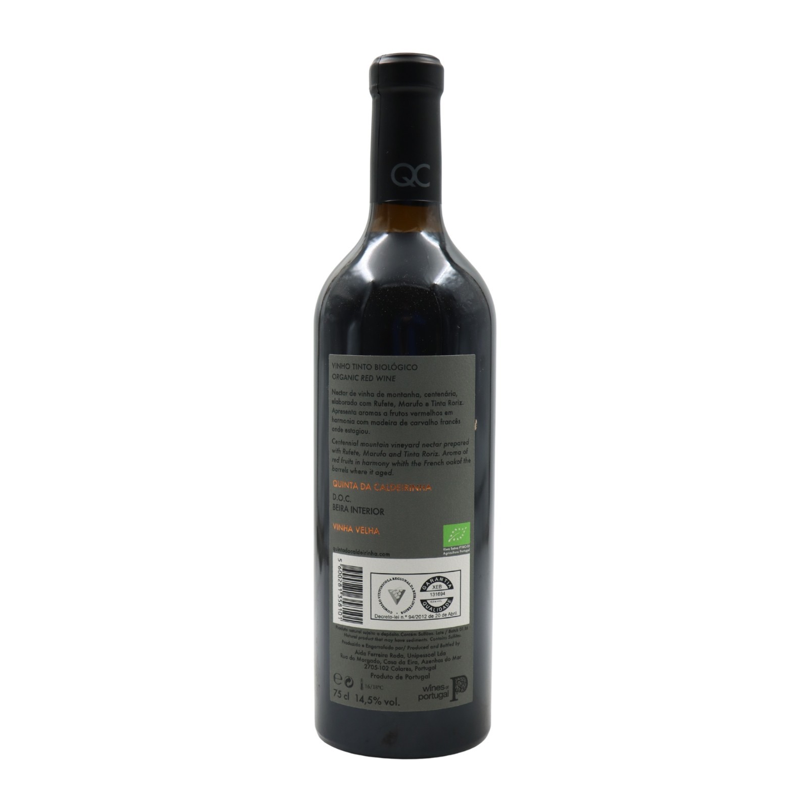 Quinta da Caldeirinha QC Old Vines Bio Rouge 2016