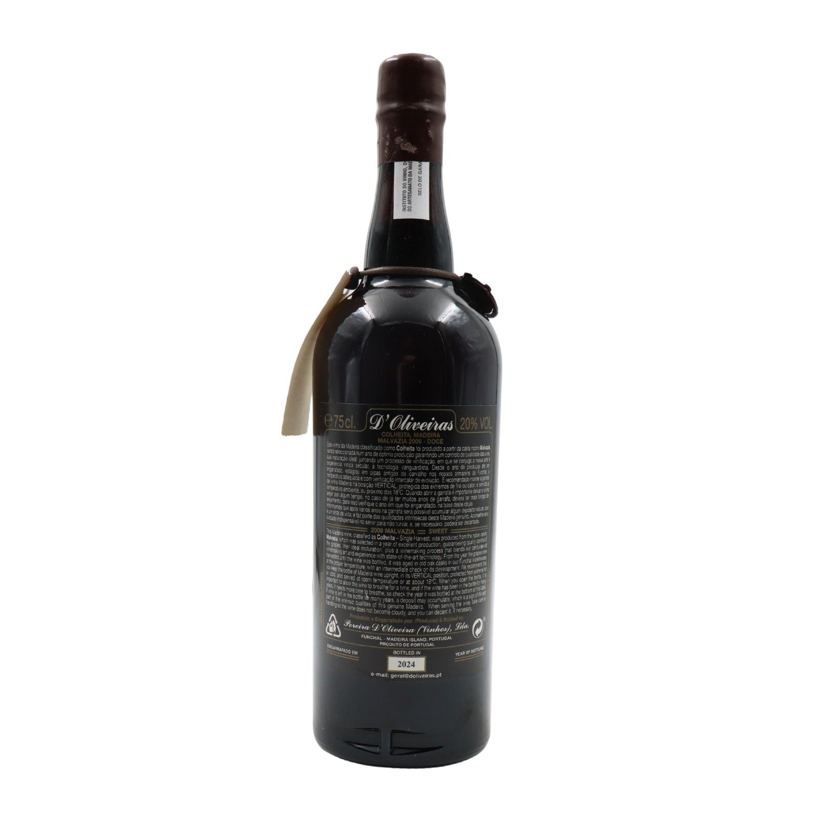 D´Oliveiras Malmsey Sweet Madeira 2009