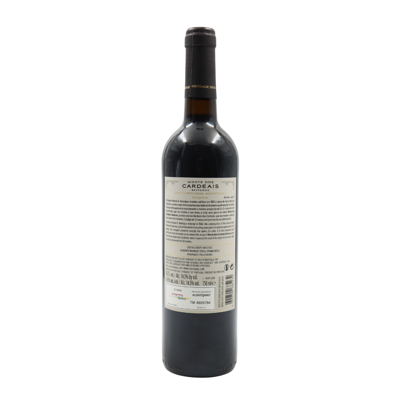Monte dos Cardeais Reserve Red 2019